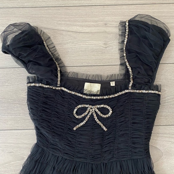 NWT Doen Pamelina Dress with Bow Accent - Picture 2 of 7